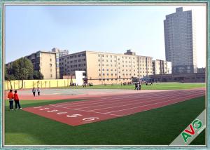 China Waterproof Smooth Surface Soccer Artificial Grass PP + Net Backing Material factory