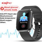 Stopwatch Supported ECG Smart Watch Multi Sport Mode For 100 Modes Voice