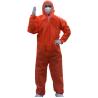 Buy cheap Full Body PPE 60GSM Disposable Protective Clothing with Zipper from wholesalers