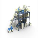 Electric Cotton Polyester Fabric Machine Automatic With PLC Control
