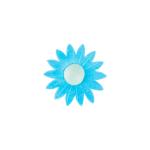 Beautiful Edible Decorations Blue Edible Wafer Daisies For Muffin Cups