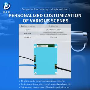 China KLS Sodium Bms Battery Protection Board 16S 30A 64V 9S BMS With NTC Protection factory