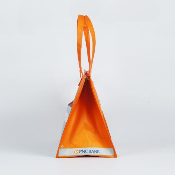 outdoor fitness thermal non woven cooler bag reusable insulated non woven lunch tote thermal food delivery bag