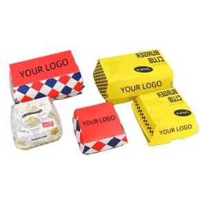 China Custom Eco-Friendly Kraft Box for Fast Food Burgers Fries and Chicken Custom Accessories factory
