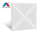Rhomboid Punching Aluminum Drop Ceiling Tiles Transparent Dustproof