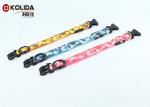 Polyster Adjustable LED Flashing Glow Petsafe Dog Collar Leopard Print Dog