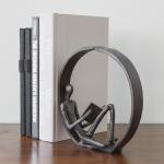 7 Inch Encircled Reader Outdoor Metal Sculpture Decorative Sculptures And