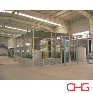 China Automatic Coating Booth for Stainless Steel PVC PP Powder Coating Equipment factory