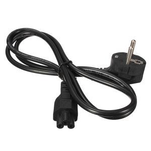 China Black Power Cable European Standard , Euro Extension Cord 3*1.5mm Square C19 C20 factory