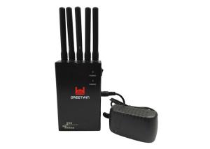 China High Power 2.5 W Handheld Cell Phone Jammer 3G / 4G / Wifi Shielding factory