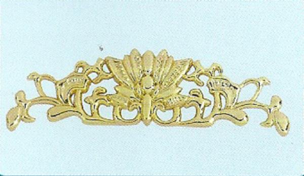 Coffin Decorations Funeral Accessories Plastic Gold - Plated Decals And