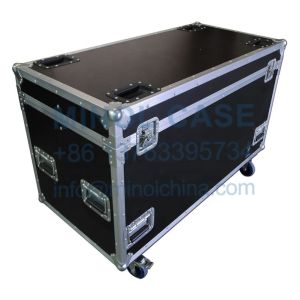 Rolling Rack Carrying Aluminium Flight Case With Wheels