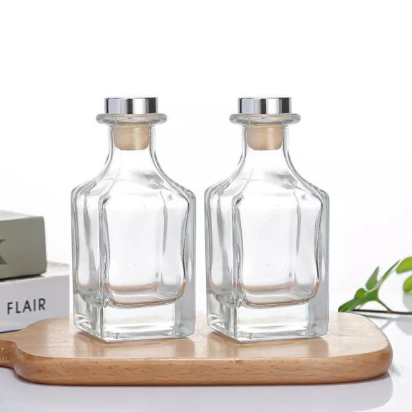 50ml Reed Diffuser Bottle Glass 200ml Reed Diffuser Perfume Bottles With Cork