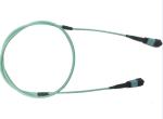 8 Core IEC Fiber Optic Cable , MPO To MPO Fiber Cable LSZH