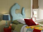 Unique King Size Modern Bedroom Furniture Dinosaur Shaped Bed