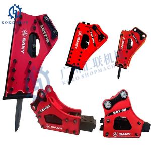 China SANY Original Hydraulic Stone Breaker SHY43 SHY68 SHY195 SHY210 SHY140 SHY155 Hydraulic Hammer For 1-100 Tons Excavator factory