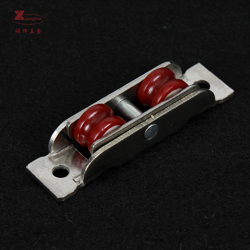 16mm UPVC Sliding Door Window Pulley with POM Wheel and Stainless Iron/Steel Frame