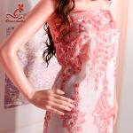 Color Brilliancy Flower Lace Fabric Embroidery Flower Cloth Fabric For Fashion