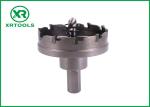 3 Flat Shank TCT Hole Saw Cutter For Stainless Steel Plate 25 Mm Cutting Depth