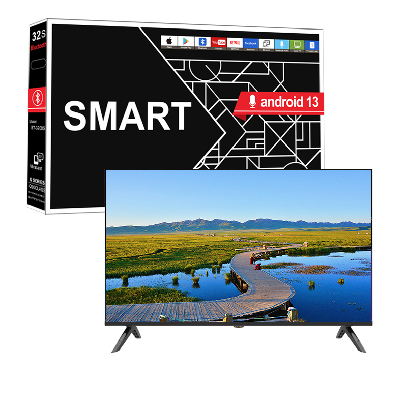 China Frameless Smart LED TV 32-65 Inch Android 4K UHD factory