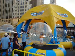 China Inflatable pool with roof , inflatable pool cover , water ball pool factory