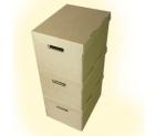 Shipping / Storage Boxes Cardboard With Offset Printing Coated Paper Material