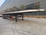 Steel Flatbed 40feet 50 Ton Container Shipping Semi Trailer Transport Truck