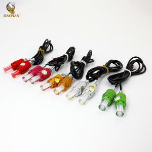 China 12V Mini Fancy Light Red Blue Yellow Pink Silver Green Bike Decoration parts factory