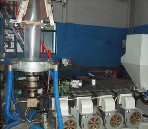 China Durable PVC Film Blowing Machine With Plastic Film Manufacturing Process SJ55×28-Sm1000 factory