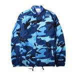 Custom Made Ma1 Bomber Jacket , Autumn Nylon Camo Coach Jacket Printed