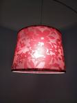 Tapered Velvet Hardback Lamp Shade D250mm Damask Light Shade For Room