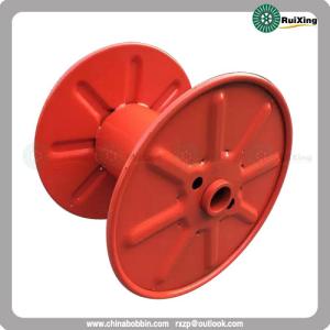 China Reel with single wall rimmed flange in pressed steel for Copper and aluminium single wire factory