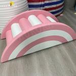 Soft Play Set Playground Pastel Climb And Play Soft Blocks Pink White Flower