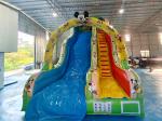Commercial Outdoor Inflatable Dry Slide Castle Disney Micky Mouse Cartoon Party
