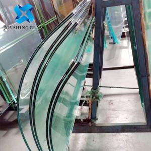 China Low Iron Curved Tempered Laminated Glass For Elevator factory