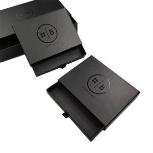 China Custom Black Magnetic Box for Clothing Packaging Luxury Cardboard and Cutomized Sizes factory