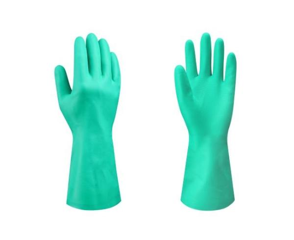Gauge 8 M Size Reusable Chemical Resistant Gloves Oil Proof Acid Solvent Oil