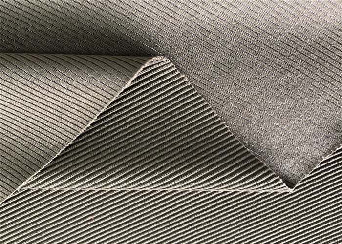 Full Dull Nylon Spandex Fabric Rib Pattern For Pajamas Sports Bra