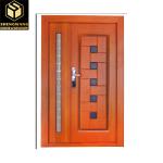 Fireproof Swig Left Aluminum Shop Front Doors Villa Solid Aluminium Front Doors