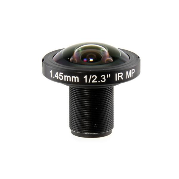 China 1/1.8" 1/2.3" 1.45mm 10Megapixel S mount M12 190degree Fisheye Lens for IMX178 IMX226, Drone UAV 360VR lens factory