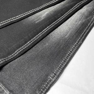 China Stretch Gray Cotton Twill Denim Fabric For Skinny Jeans 12.5 Oz factory