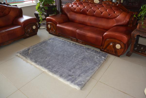 China Wool/ Fleece Shaggy Carpet - Polyester Rug- Noble and classic Fox color 1700g/sqm pile height 4.5 Popular in the world factory
