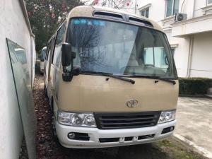 China 7.50R16 Tyre 1 HZ Engine Discount Price Used Toyota Coaster Bus 23 - 30 Seats Bus LHD Steering Drive factory