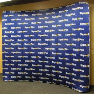 China Reusable Trade Show Banner Stand Single Double Sided Fabric Printing EZ Tube factory