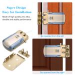 Zinc Alloy Plactic Smart Front Door Locks For Office Operation Range Within 15m
