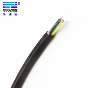 China 2 3 4 5 Core 300/500V H05VV-F RVV 3*2.5mm2 Industrial Electrical Cable Flexible For Lighting factory