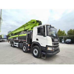 China 2022 Used Zoomlion 62Meter Truck Mounted Concrete Pump Truck with Scania chassis construction machinery factory