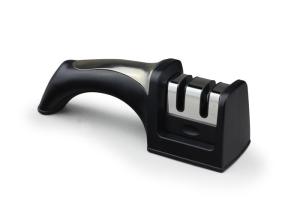 China Durable Household Knife Sharpener , Two Stage Knife Sharpener With Ceramic Rod Material factory