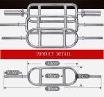 chrome 28mm dia handle barbell plate ,50mm dia olympic plate with weightlifting