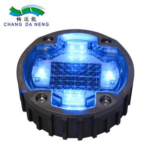China IP68 Waterproof Driveway LED Solar Power Traffic Road Stud Reflective Cat Eye Road Studs Flashing Road Marker factory